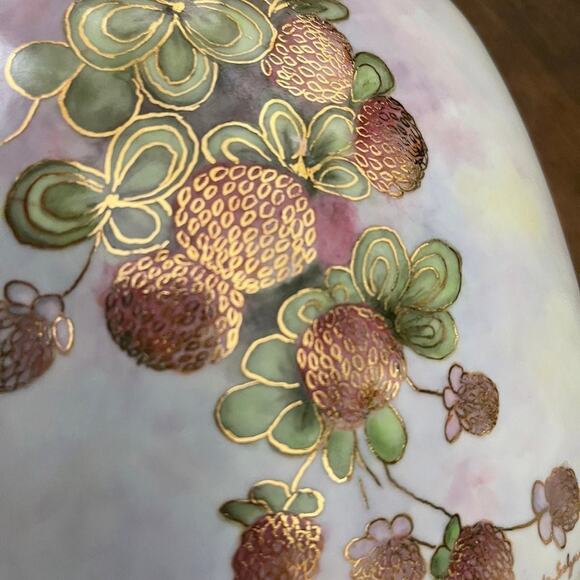 Ceramic Vase Vintage 80's Raspberries - Picture 10 of 10